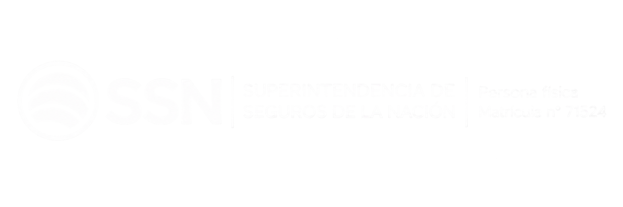 Superintendencia de Seguros de la Nación - Persona física Matrícula N.º 71524